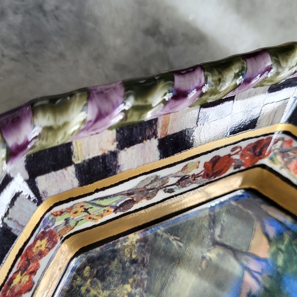 MacKenzie-Childs MacLachlan 8 Sided  Dish - Picture 6 of 9